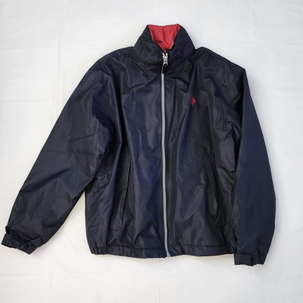 Men's U.S. Polo Assn. Blue Bomber Jacket, Med